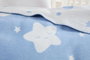 L'essentiel linge de maison Manta para bebé Star - Light Blue